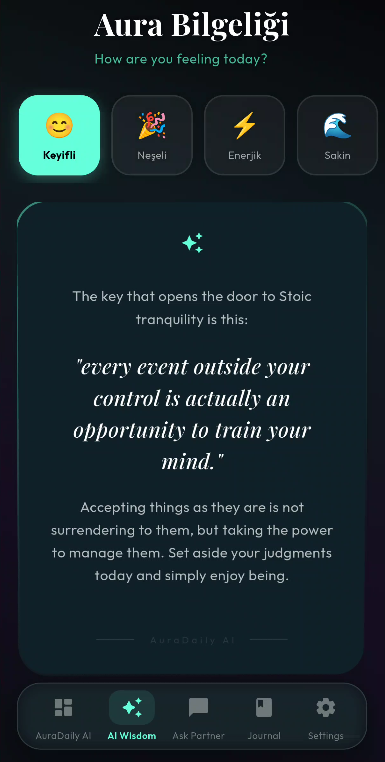 AuraDailyAI Screenshot 2