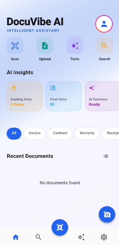DocuVibe AI Preview