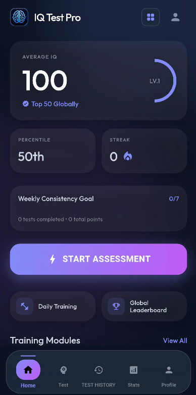 IQTestPro Screenshot 2