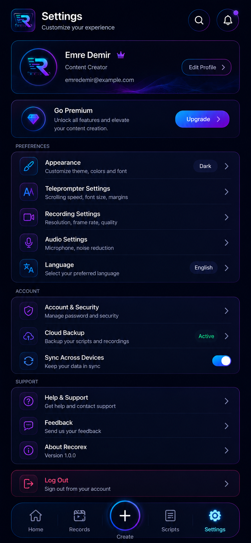 Recorex Screenshot 4