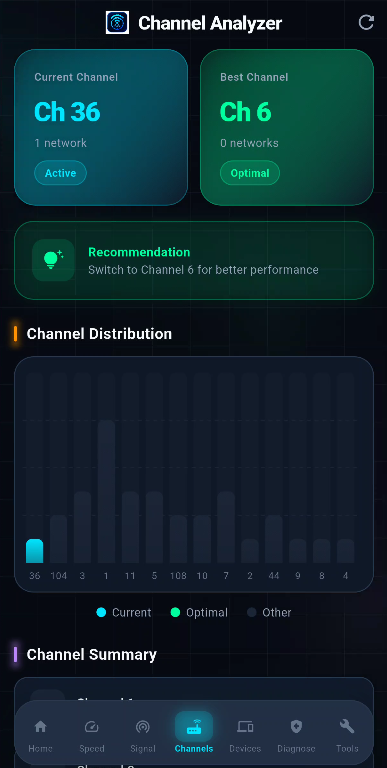 WiScope Screenshot 4