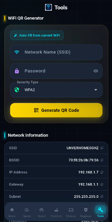 WiScope Screenshot 6